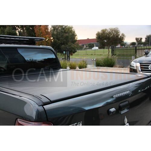 Electric Aluminium Retractable Tonneau Cover for Nissan Navara 2026 - Current, Dual Cab, With Remote