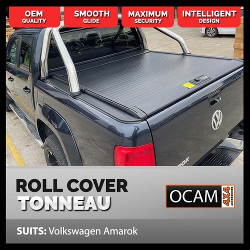 Retractable Tonneau Roll Cover For Volkswagen Amarok, Dual Cab, Manual Roller Shutter