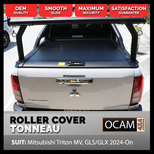 Retractable Tonneau Cover for Nissan Navara 2026 - Current, Dual Cab, Manual Roller