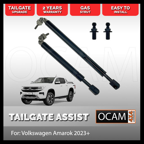 OCAM Tailgate Assist Strut Kit for Volkswagen Amarok 2023+ Easy-Up & Slow-Down