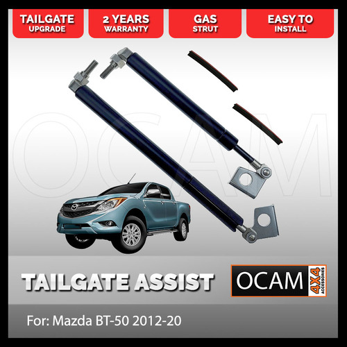 OCAM Tailgate Assist Strut Kit for Mazda BT-50 2012-20, Easy-Up & Slow-Down