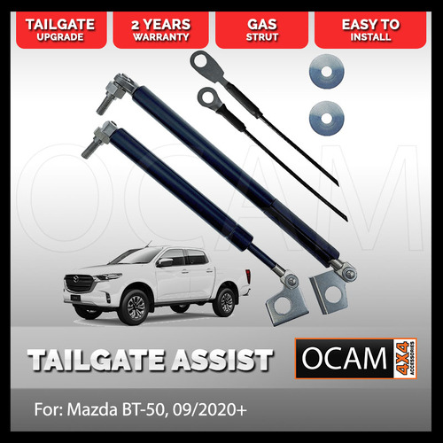 OCAM Tailgate Assist Strut Kit for Mazda BT-50 09/2020-Current, Easy-Up & Slow-Down