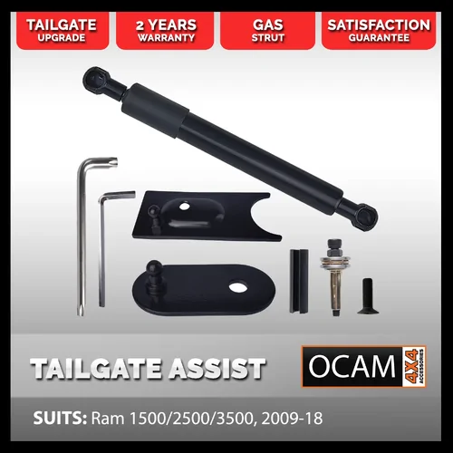 OCAM Tailgate Assist Strut Kit for Ram 1500/2500/3500, 2009-18, Slow-Down