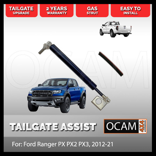 OCAM Tailgate Assist Strut Kit (Slow Down) for Ford Ranger PXIII / Raptor 2018+