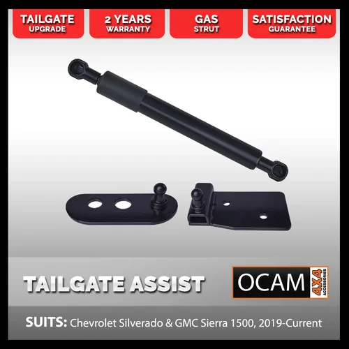 OCAM Tailgate Assist Strut Kit for Chevrolet Silverado & GMC Sierra 1500, 2019-Current, Slow-Down