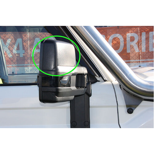 Replacement Back Cover for OCAM TM2 Towing Mirrors Driver Side-Top Piece