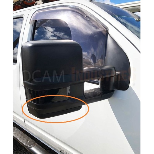 Replacement Back Cover for OCAM TM2 Towing Mirrors Passenger Side-Bottom Piece