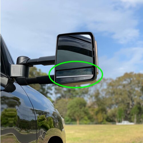 Replacement Glass for OCAM TM3 Towing Mirrors Driver's Side - Bottom Piece