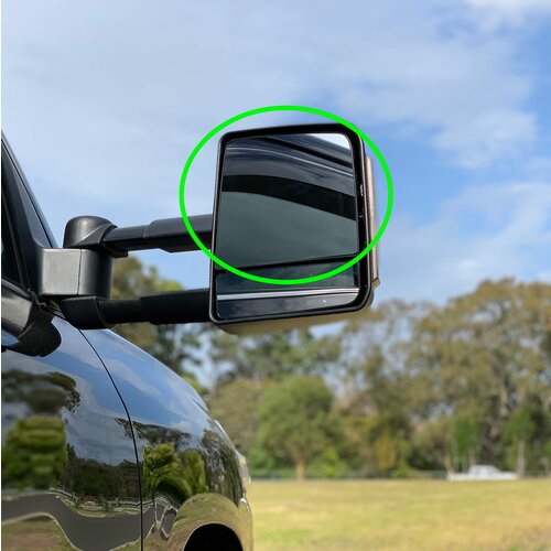 Replacement Glass for OCAM TM3 Towing Mirrors Heated Driver's Side - Top Piece
