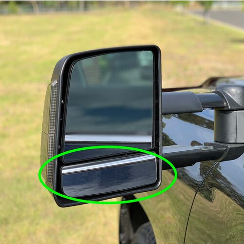Replacement Glass for OCAM TM3 Towing Mirrors Passenger's Side - Bottom Piece