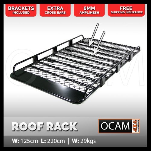 OCAM Aluminium Tradesman Roof Rack For Toyota Landcruiser 100/105 Series Alloy