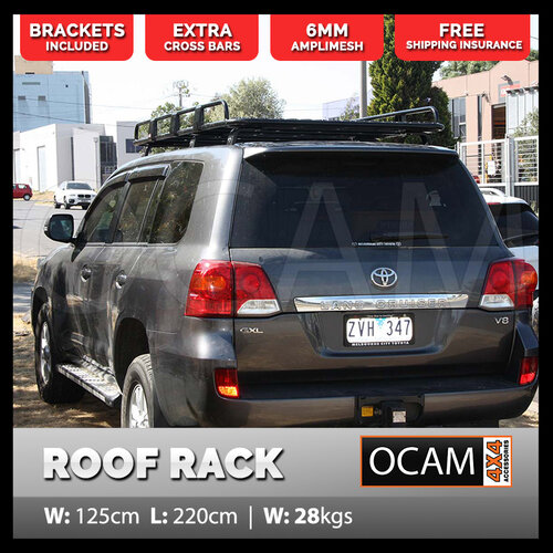 OCAM Aluminium Tradesman Roof Rack for Toyota Landcruiser 200 Series Alloy