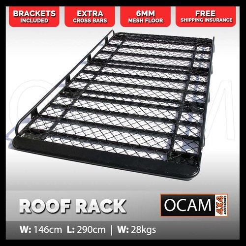 OCAM Aluminium Tradesman Roof Rack For Mercedes Vito Crew Cab MWB 2900x1464mm