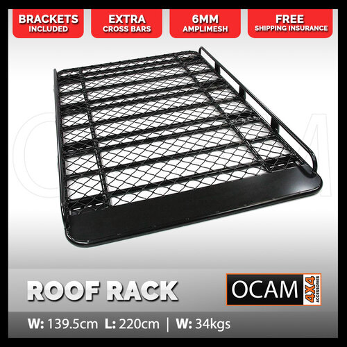 OCAM Aluminium Tradesman Roof Rack For Toyota Landcruiser 76 Series Wagon Alloy