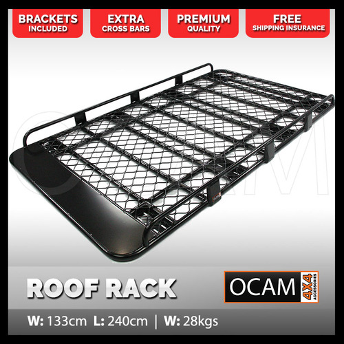 OCAM Aluminium Tradesman Roof Rack For Volkswagen Transporter T5 T6 SWB 2400x1330