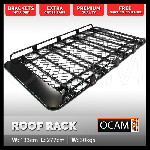 OCAM Aluminium Tradesman Roof Rack For Volkswagen Transporter T5 T6 SWB 2772x1330