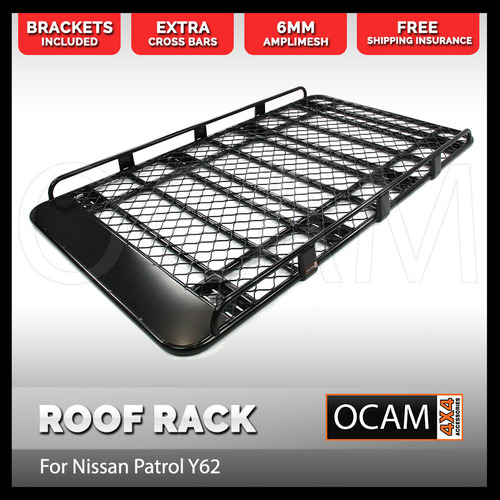 OCAM Aluminium Tradesman Roof Rack for Nissan Patrol Y62 2012+ Alloy