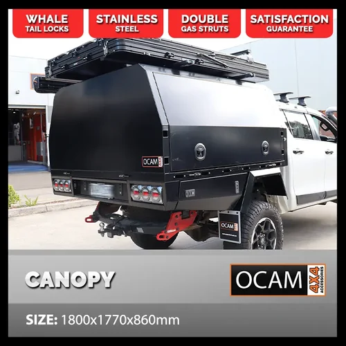 OCAM V3 Canopy 1650 x 1800 x 860mm  2.5mm Aluminium Semi-Gloss Powder Coated