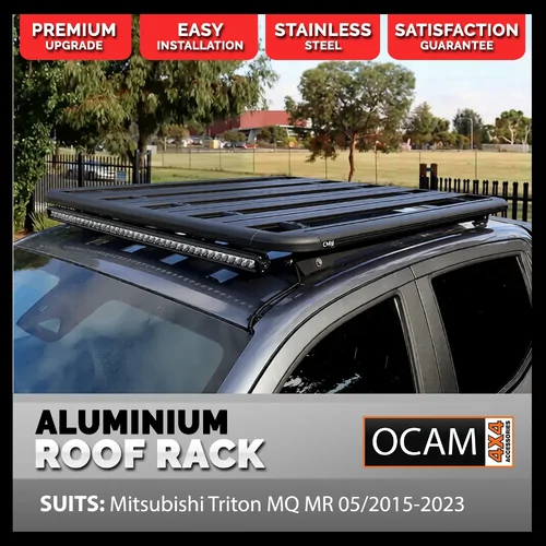 OCAM CMM V1 Aluminium Platform Flat Roof Rack for Mitsubishi Triton MV 2024 - Current