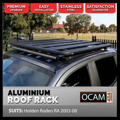 OCAM CMM V1 Aluminium Platform Flat Roof Rack for Holden Rodeo RA 2003-08