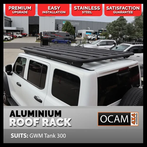 OCAM CMM V1 Aluminium Platform Flat Roof Rack for GWM Tank 300, 220 x 145