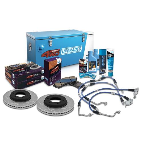 Bendix Ultimate 4WD Brake Upgrade Kit Suits Ford Ranger PXIII 07/2018-05/2022 U4WD-BUK100-4