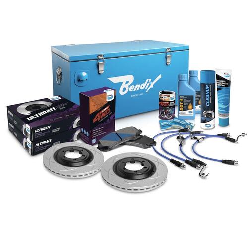 Bendix Ultimate 4WD Brake Upgrade Kit Suits Ford Ranger Raptor PXIII 07/2018-05/2022 U4WD-BUK102-2