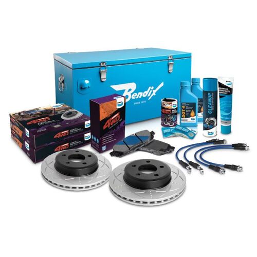 Bendix Ultimate 4WD Brake Upgrade Kit Suits Toyota Landcruiser FZJ80 HDJ80 HZJ80 08/1992-01/1995 U4WD-BUK104-2