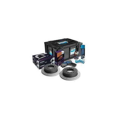 Bendix Ultimate 4WD REAR Brake Upgrade Kit Suits Toyota Landcruiser Prado 120 Series