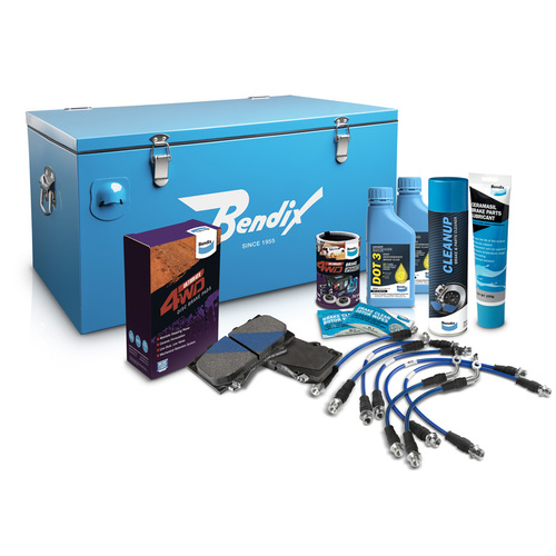 Bendix Ultimate 4WD Brake Upgrade Kit FRONT Suits Toyota Landcruiser VDJ76, 78, 79 Series, 09/2016-Current; ABS Models, VSC 4" Lift,