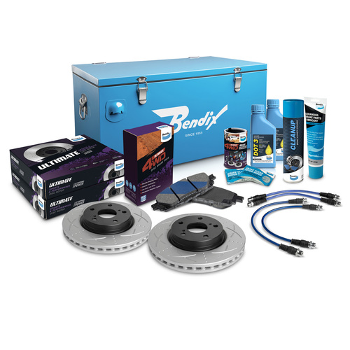 Bendix Ultimate 4WD Brake Upgrade Kit Suits Toyota Hilux N80, 2015-Current, GUN136 (2.8D) 4x2 Hi-Rider, Height: 50mm (2") Lift, U4WD-BUK8+2