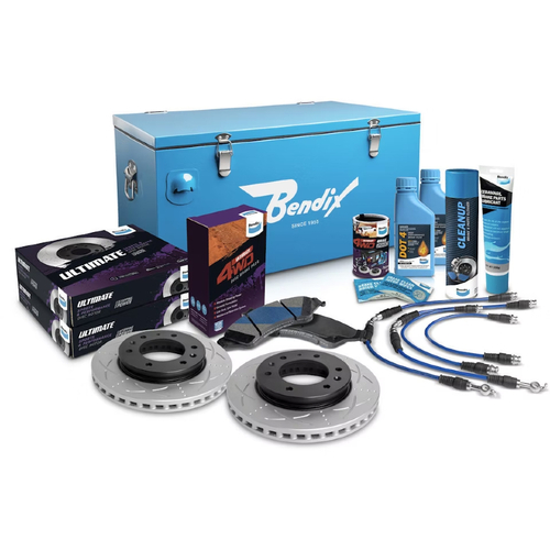 Bendix 4WD Brake Upgrade Kit Suits Ford Ranger PX PX2 PX3 2011-Current, Front, Lift Height 101mm (4"), U4WD-BUK9+4