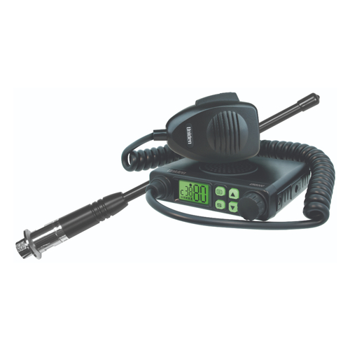 Uniden Mini Compact UHF CB Mobile w/ AT380 Antenna & Mount Bracket UH5000+ANT