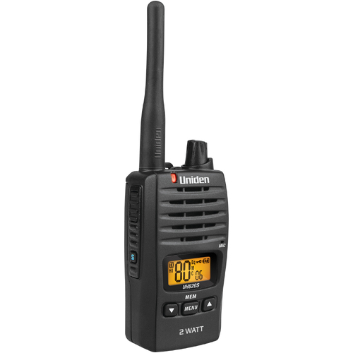 Uniden 80 Channels 2 Watt UHF Handheld Radio w/ 1600mAh Battery UH820S