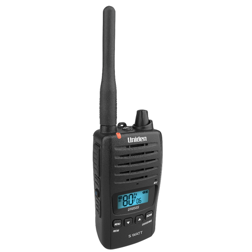 Uniden 5 Watt UHF Waterproof CB Handheld Radio w/ 2220mAh Battery UH850S