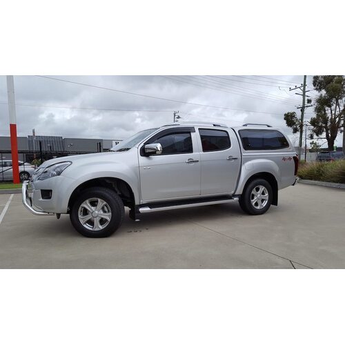 SMM V2 Steel Canopy For Isuzu D-MAX 08/2020-On, Dual Cab, Australian Coal Black-523, Electronic