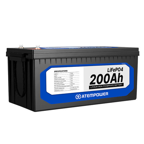 ATEMPOWER 12V 200Ah Lithium Battery LiFePO4