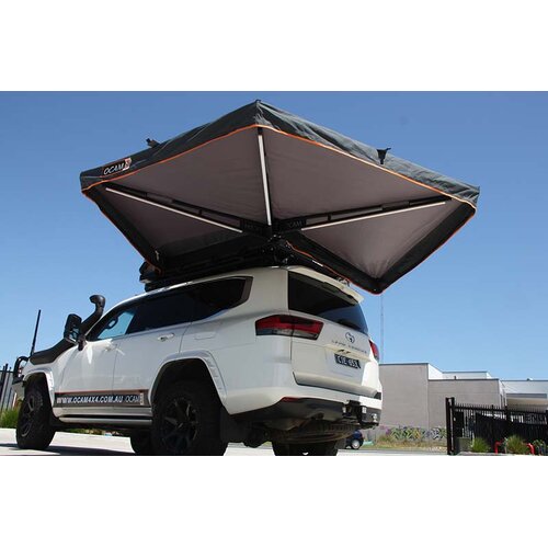 OCAM Wingman 270 Degree Deluxe Awning - Passenger Side, 1.7m Grey 600D Oxford 4x4 Camping