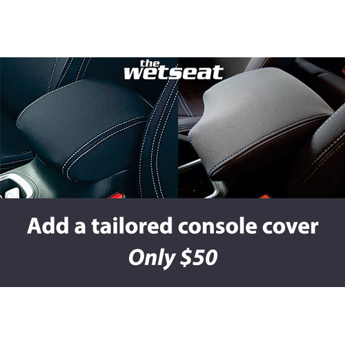 Wetseat Neoprene Tailored Console Cover for Mitsubishi Triton MR 11/2018-2023, GLX/GLX ADAS