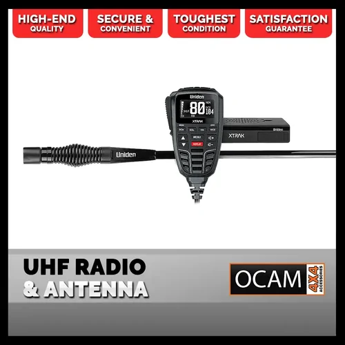 Uniden Smart UHF Radio w/ Large OLED Display & ATX890S Antenna XTRAK-80-ADV-PACK