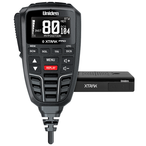Uniden Smart UHF Radio with Large OLED Display and Location Sharing XTRAK-80PRO