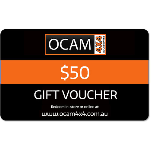 OCAM Gift Voucher $50 - Redeem Online or In-Store