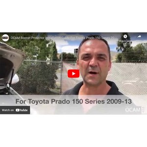 OCAM Bonnet Protector & Weathershields Installation Guide For Toyota Prado 150 Series